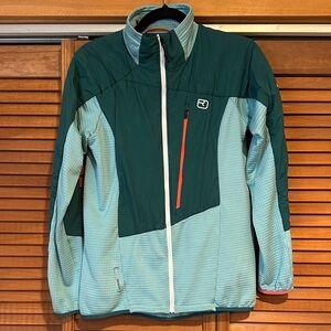 Ortovox Women's Green and Light Blue Jacket